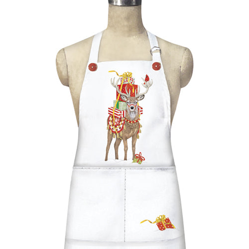 Present Deer Apron