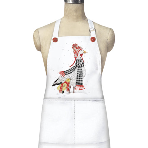 Winter Goose Apron