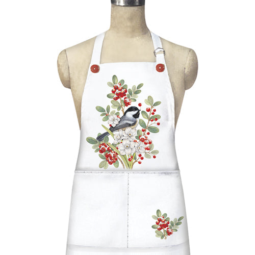 Chickadee Paperwhites Apron