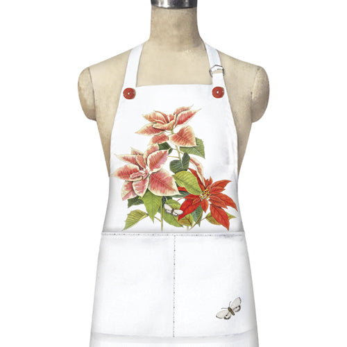 Pink Poinsettia Apron