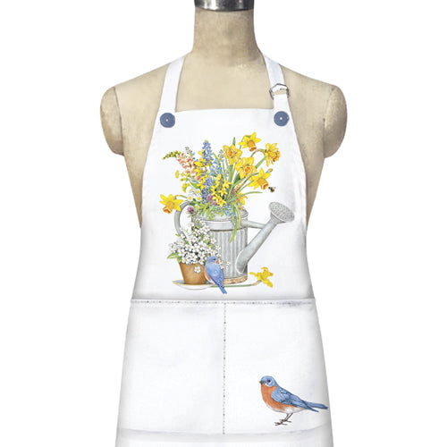 Spring Watering Can Apron