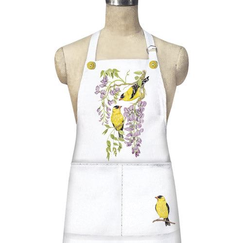 Goldfinch Wisteria Apron