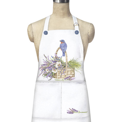 Lavender Basket Apron