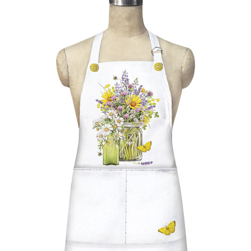 Wildflower Vases Apron