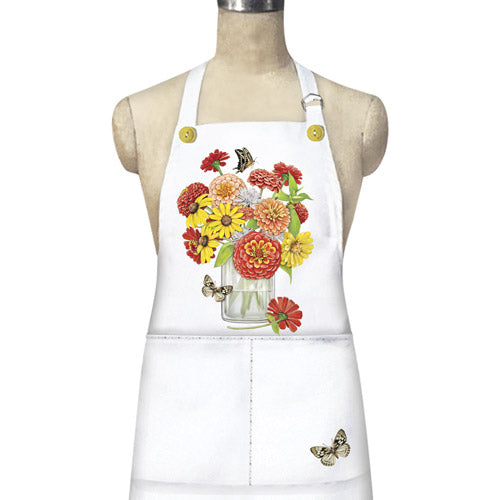 Zinnia Jar Apron