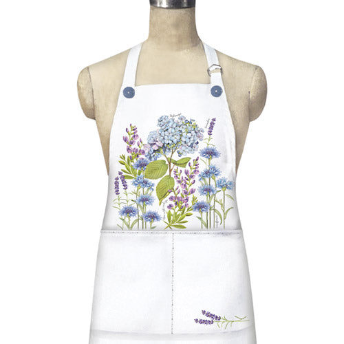 Blue Flowers Apron