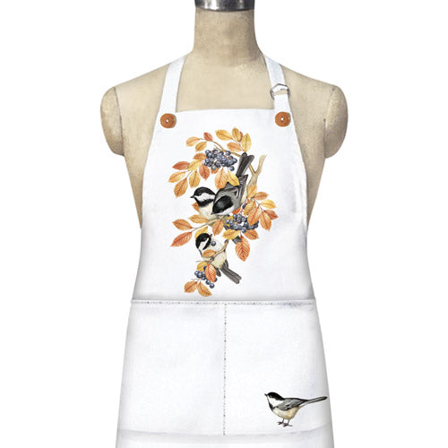 Fall Chickadees Apron