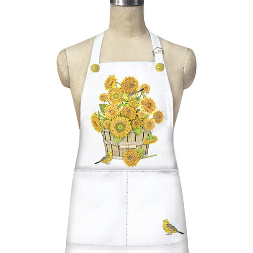 Sunflower Bushel Apron