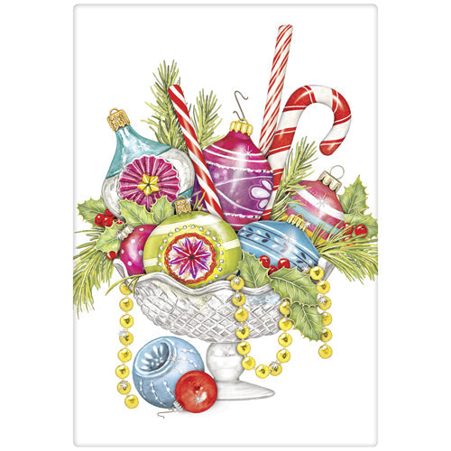 Ornament Bowl Bagged Towel