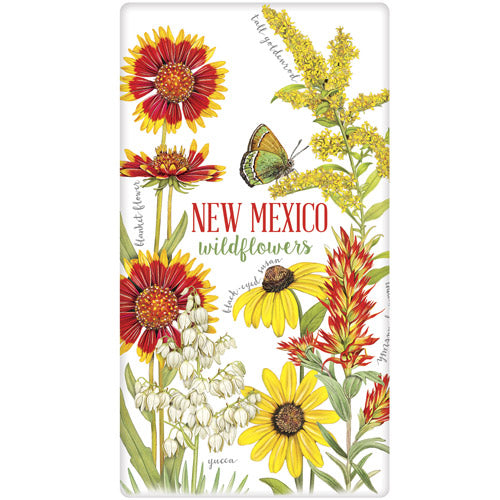 New Mexico Flowers Bagged Towel