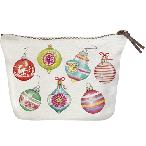 Scattered Ornaments Canvas Pouch