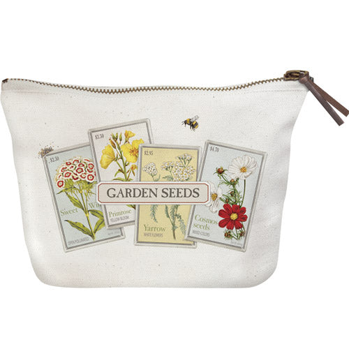 Garden Seeds Canvas Pouch