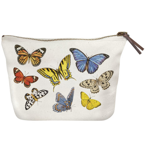 Butterflies Canvas Pouch