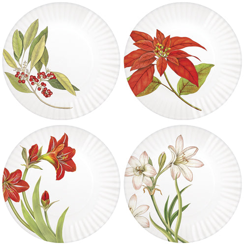 Winter Foliage Melamine Plates