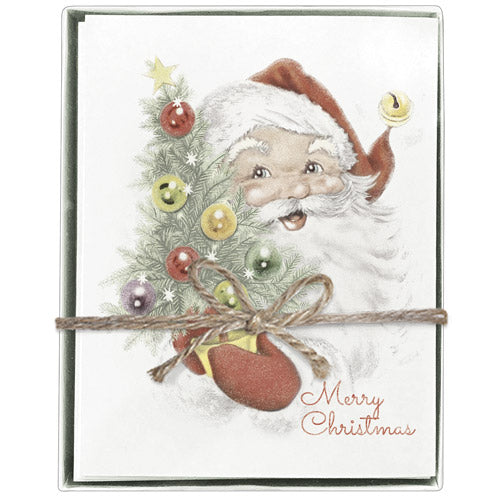 Tree Santa Boxed Greeting Cards