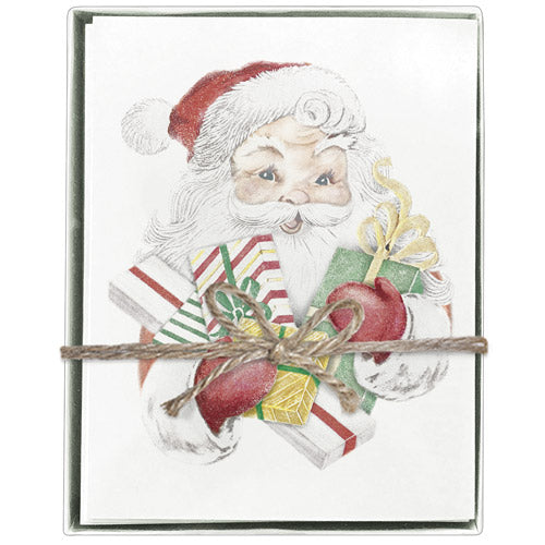 Santa Presents Boxed Greeting Cards