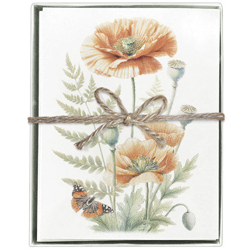 Poppies Boxed Greeting Card Set of 8