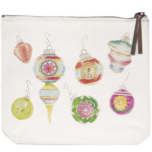 Vintage Ornaments Canvas Pouch