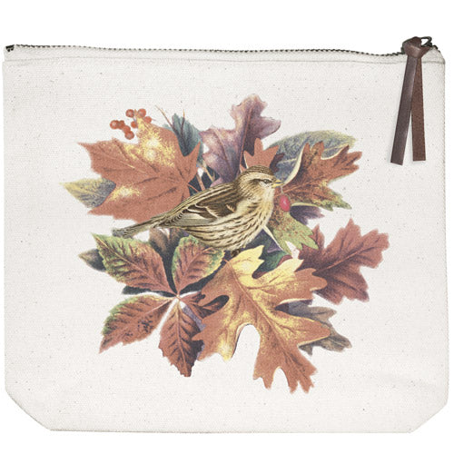 Leaf Bunch Canvas Pouch