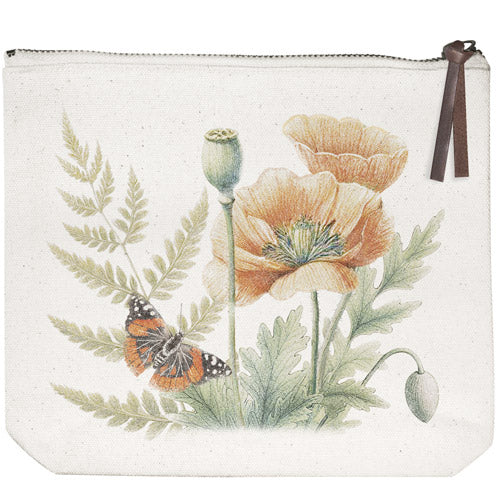 Poppies Canvas Pouch