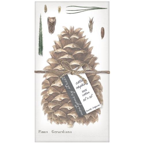 Botanical Pinecone Napkins