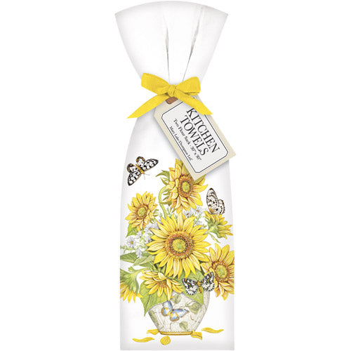 Sunflower Vase Towel Set