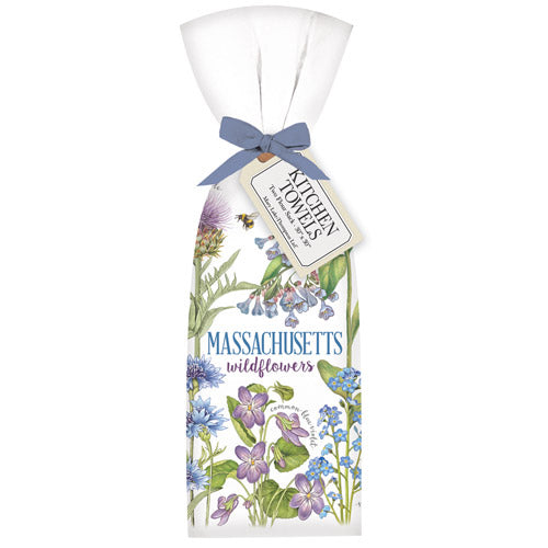 Massachusetts Flowers Towel Set