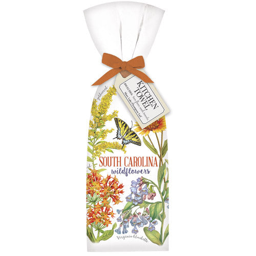 South Carolina Flowers Towel Set