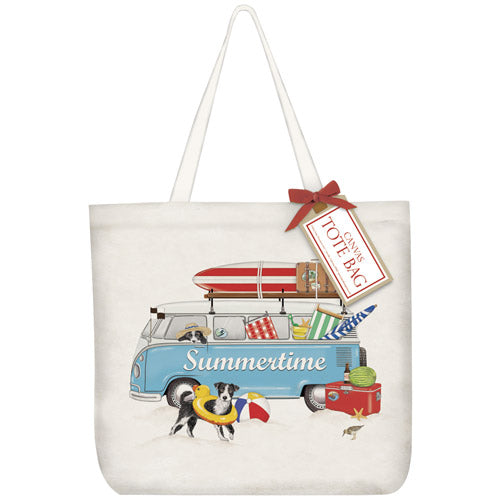 Retro Summer Van Tote Bag