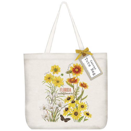 Florida Flowers Tote Bag