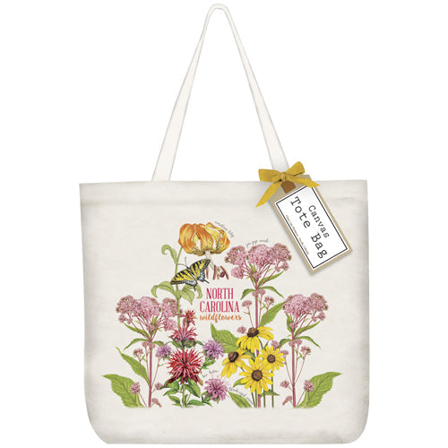 North Carolina Flowers Tote Bag