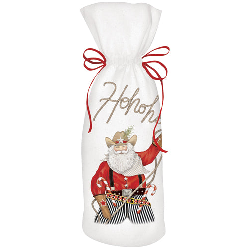 Santa Lasso Wine Bag