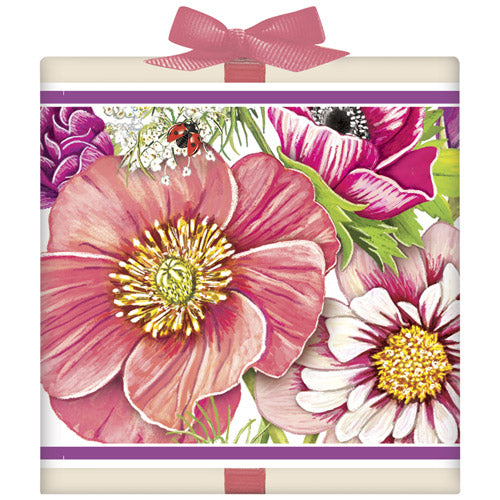 Pink Flowers Tea Box