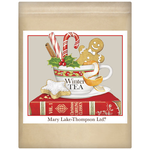 Gingerbread Book Stack Wrapped Tea