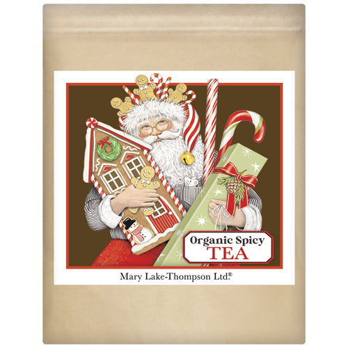 Sitting Santa Wrapped Tea