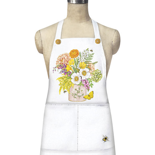 Flower Fern Vase Apron