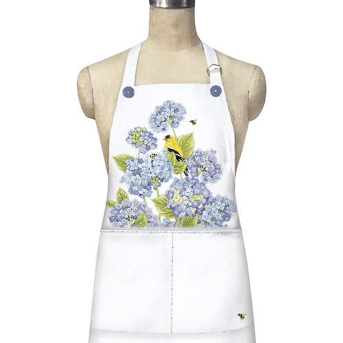 Hydrangea Finch Apron