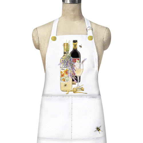 Poppy Wine Apron