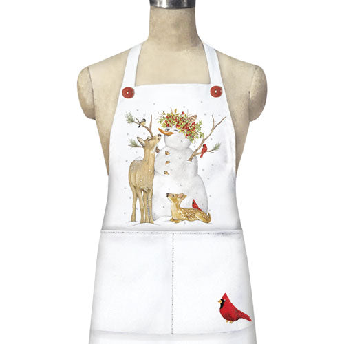 Snowman Deer Apron