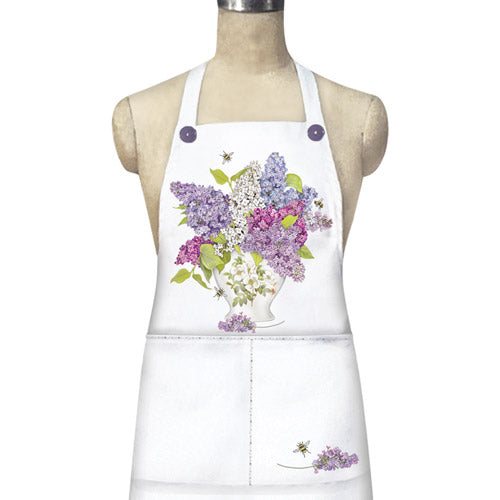 Lilac Vase Apron