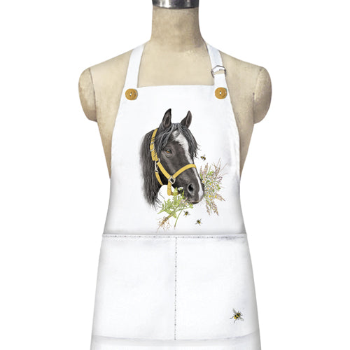 Yellow Bridle Horse Apron