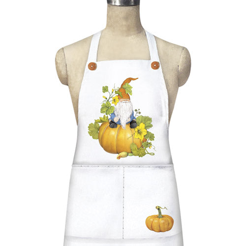 Fall Pumpkin Gnome Apron