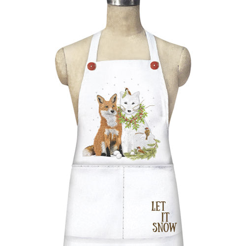 Snow Fox Apron