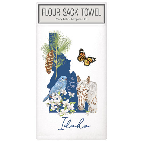 Idaho State Symbols Large Packaged Towel