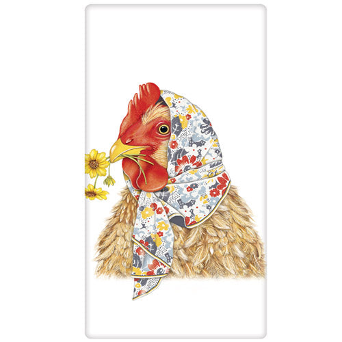 Headscarf Hen Bagged Towel