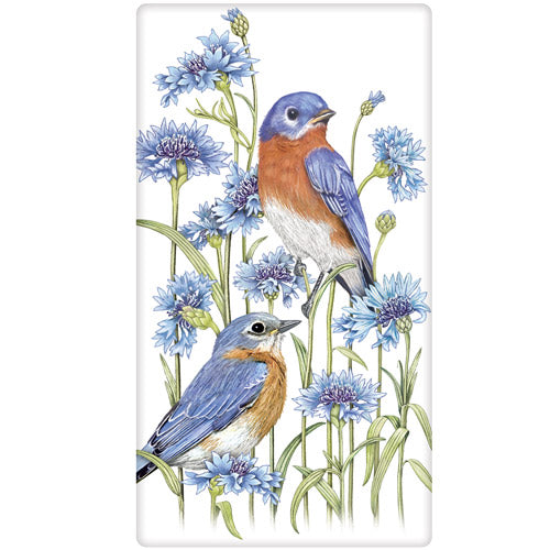 Meadow Bluebird Bagged Towel