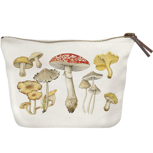 Mushroom Medley Canvas Pouch