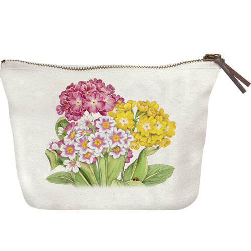 Primrose Vase Canvas Pouch