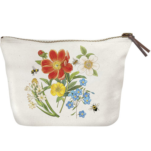 Wildflowers Canvas Pouch