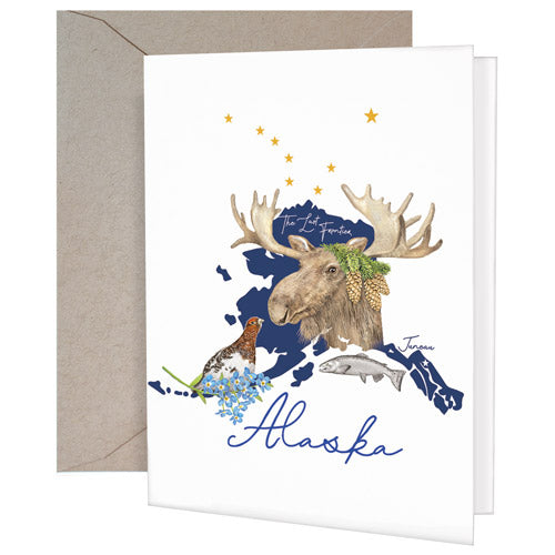 Alaska State Symbol Greeting Card